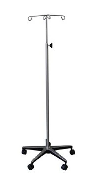 UMF Medical IV Pole, Stainless Steel, 4 Hook - Pole IV SS - Image 1