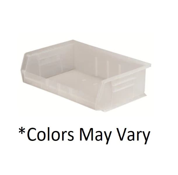 16½ x 10⅞ x 5 Clear AkroBin® Storage Bin, Stackable, Label Holder, 6/Case - 16½ x 10⅞ x 5 Clear AkroBin® - Image 1