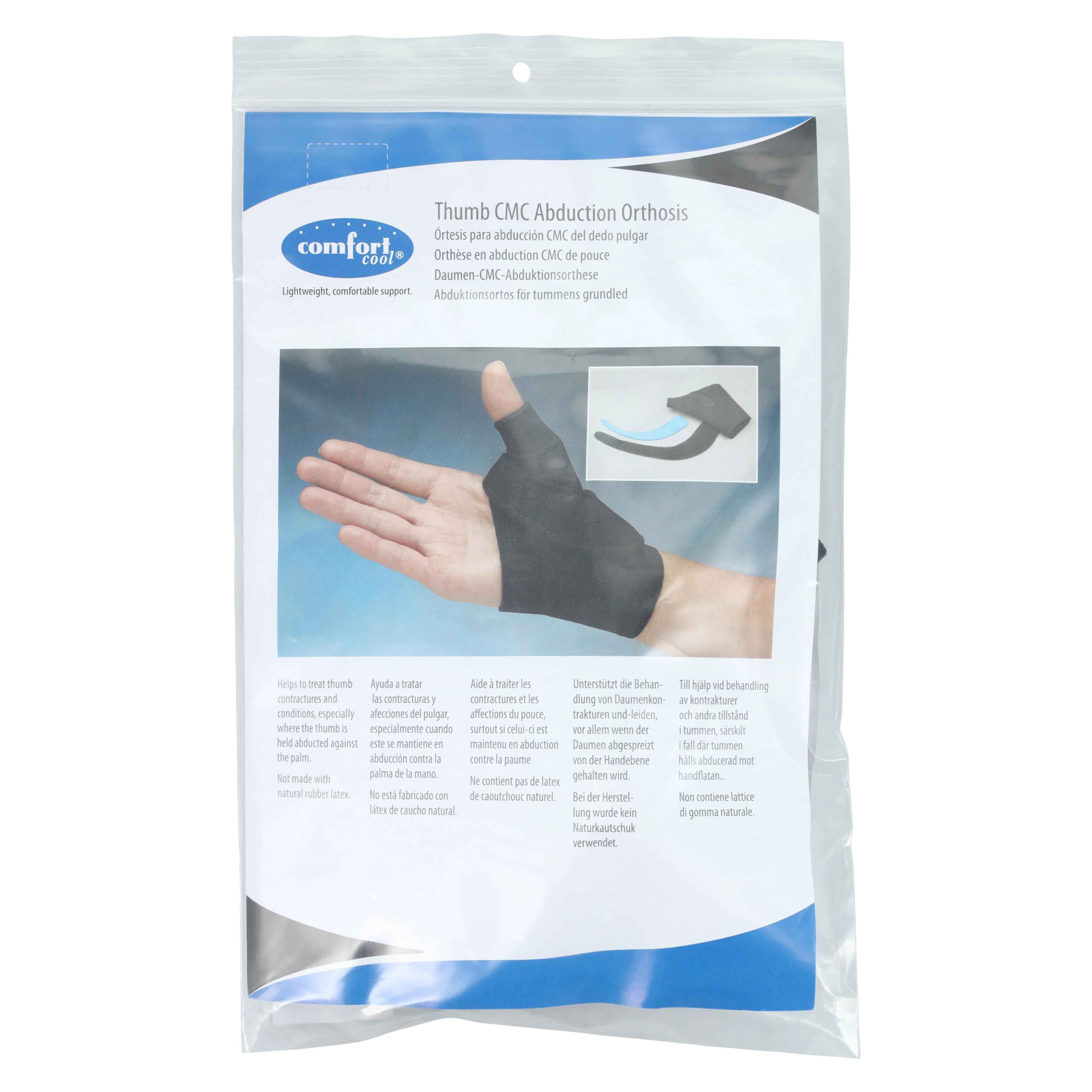 Comfort Cool CMC Abduction Orthosis Thumb, Neoprene, Size Medium (7-8"), Right thumbnail 5