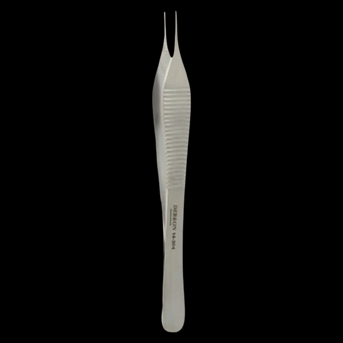 Adson Dressing Forceps, 4-3/4", Delicate Serrated Tips, Stainless Steel, Each - Forcep Dressing Adson Del/Serr - Image 1