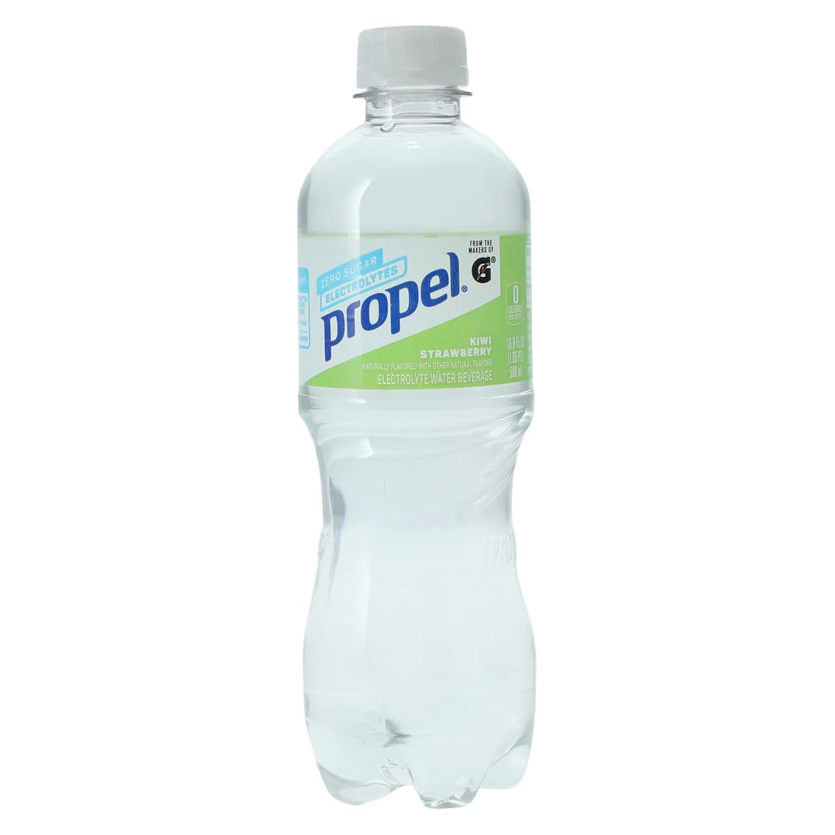 Propel Sports Beverage, Vitamin B/C/E, Strawberry Kiwi, 500mL Bottle, 24/Case - Propel Water Strwbr Kiwi - Image 1