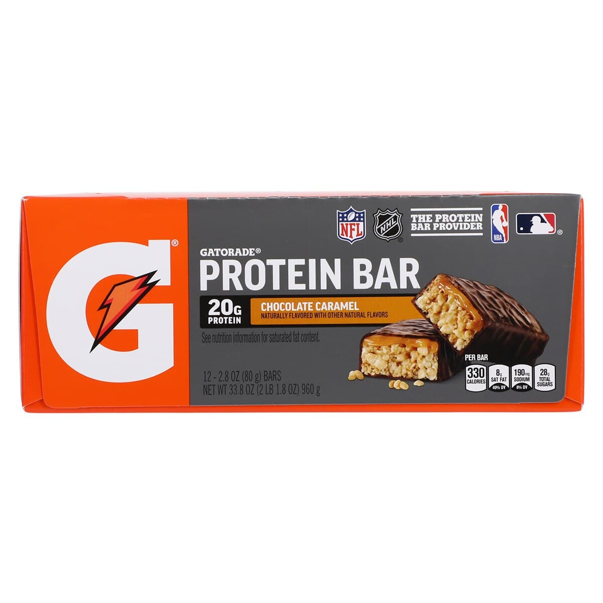 Gatorade Whey Protein Bar, Chocolate Caramel, 12/Case thumbnail 2