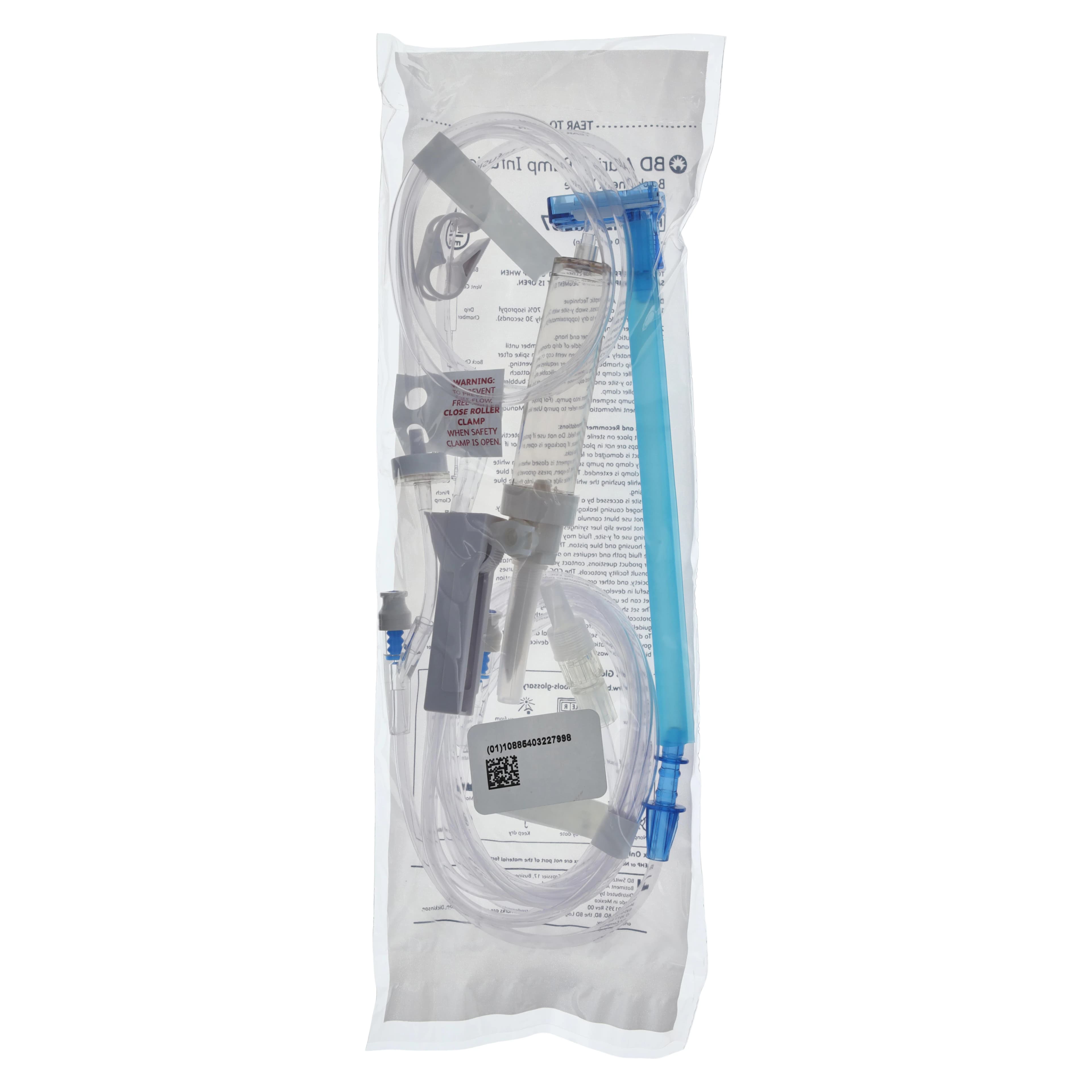 CareFusion Alaris Pump Module Primary IV Infusion Set, Needleless, 20 Drops/mL, 127" Tubing, with Check Valve, 20/Case thumbnail 2