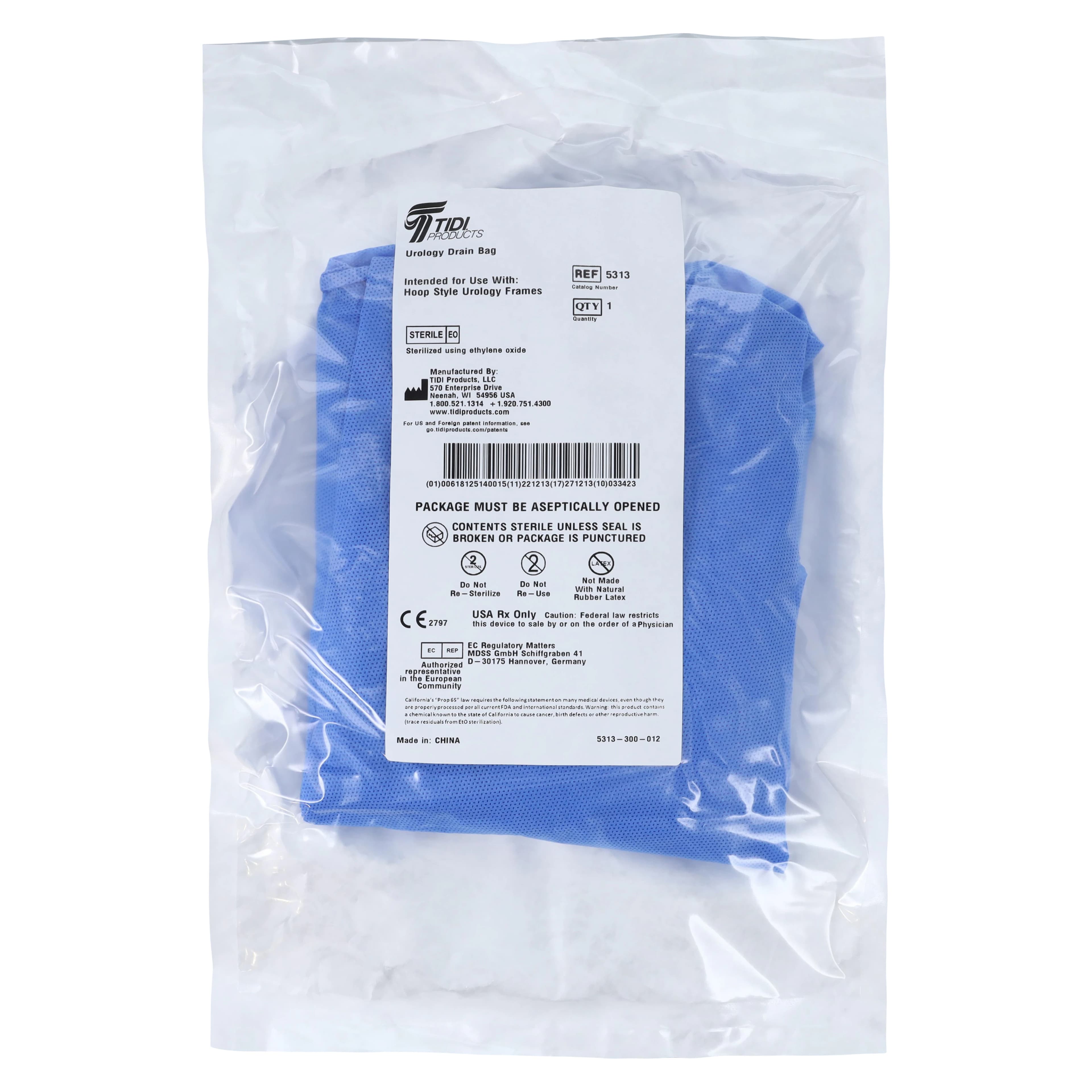 Tidi Products Uro-Catcher Urinary Drainage Bag, Low Flow (LF) - Bag Drain Uro-Catcher LF - Image 1