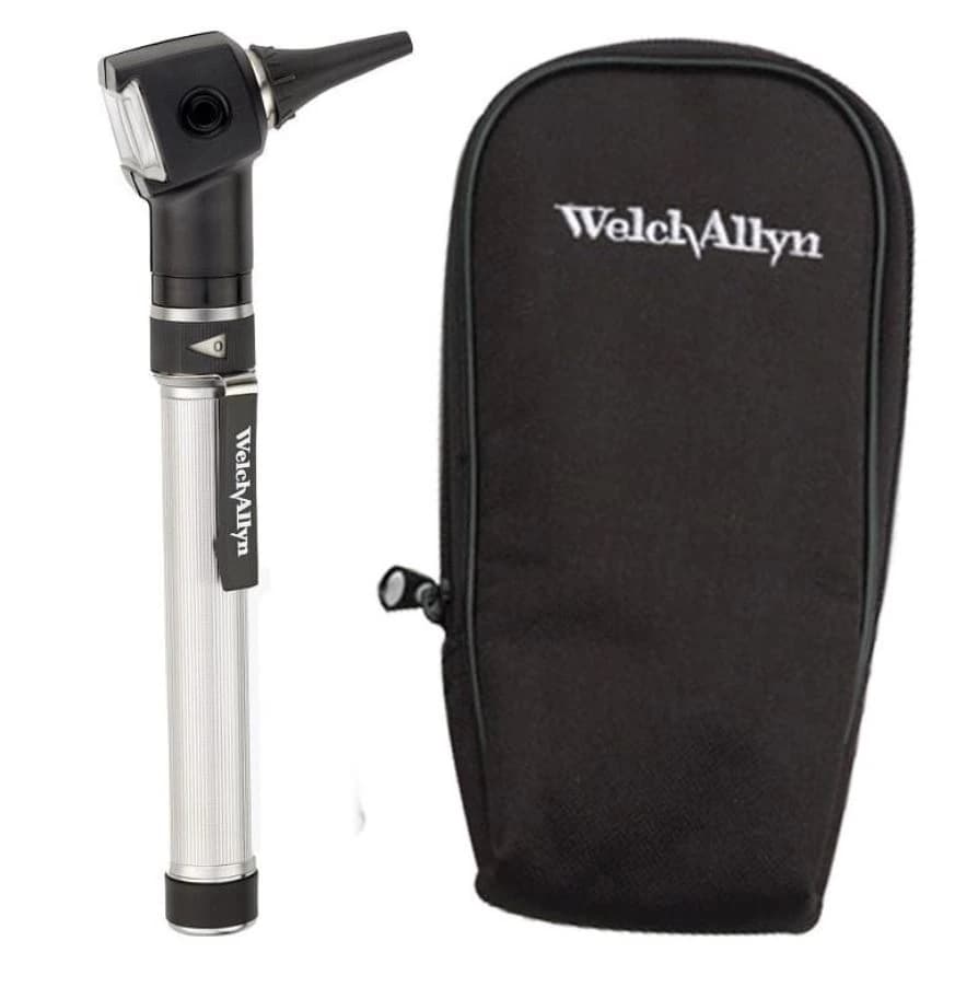 Welch Allyn PocketScope Diagnostic Otoscope Set, 2.5V, with Hard Case - Otoscope PocketScope/Hard Case - Image 1
