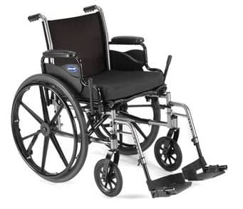 Invacare Tracer SX5 Transport Wheelchair, 20" x 16" Seat, 300 lb Capacity - Wheelchair Tracer SX5 20x16" - Image 1