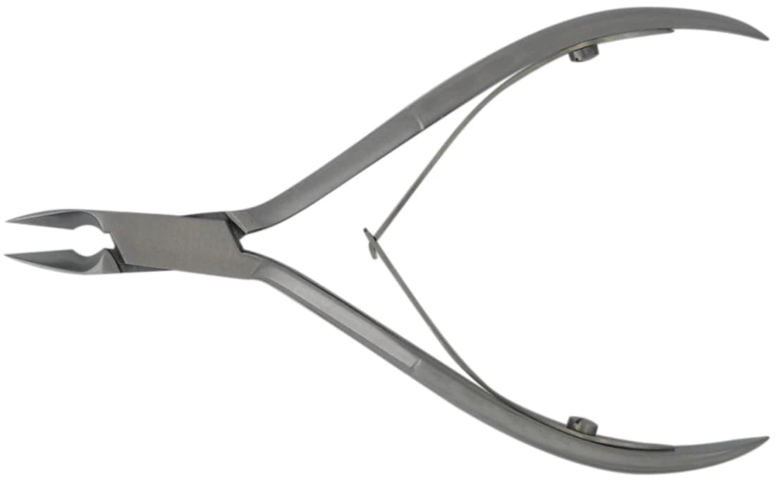 Tissue & Cuticle Nipper, 6mm Convex Jaw, Stainless Steel, Each - Nipper Tissue/Cuticle Cnvx Jaw - Image 1