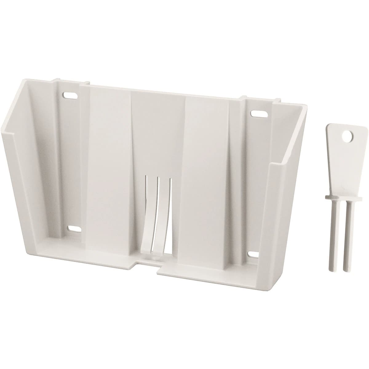 Bemis Wall Bracket and Key Set for 175 & 2 Gallon Containers, Gray, Locking Metal, 10/Case - Wall Bracket and Key Set for 175 & All Bemis 2 Gal - Image 1