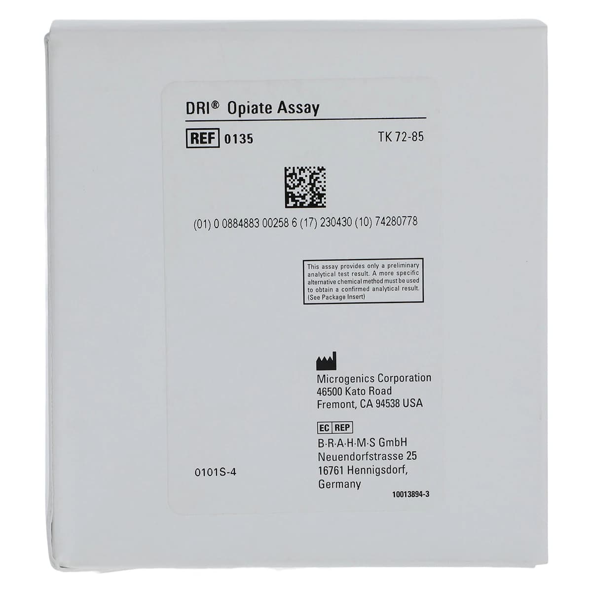 Thermo Scientific DRI OPI Opiates Reagent Test Kit, 2x100mL thumbnail 4