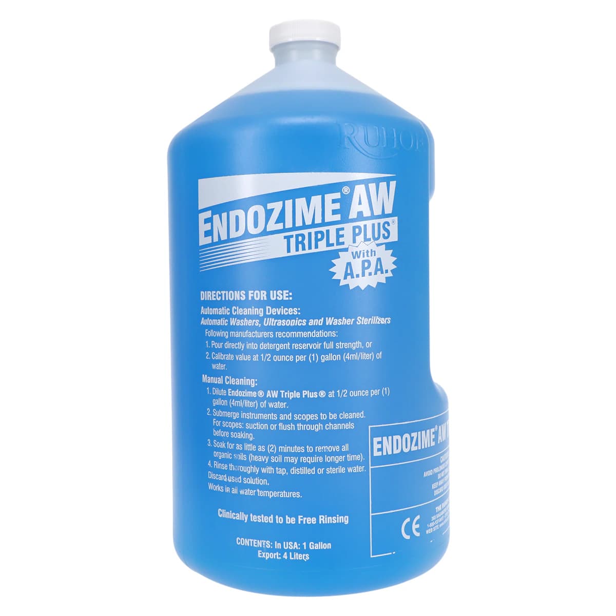 Endozime AW Triple Plus w/APA Enzyme Detergent, 1 Gallon (4/Case) thumbnail 2