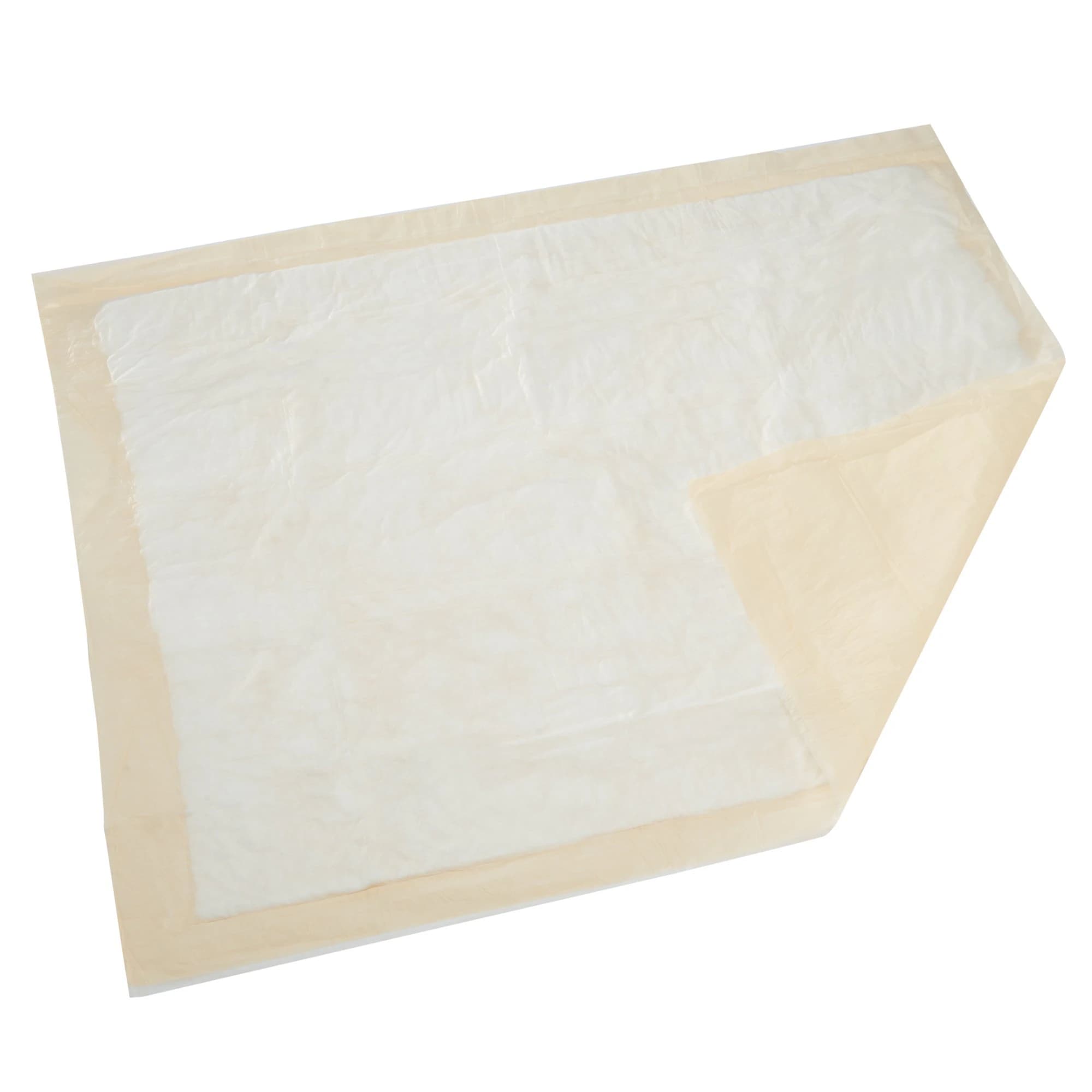 Attends Night Preserver Incontinence Underpad, Heavy, 30" x 30", Peach, 100/Case - Night Underpad Heavy - Image 1