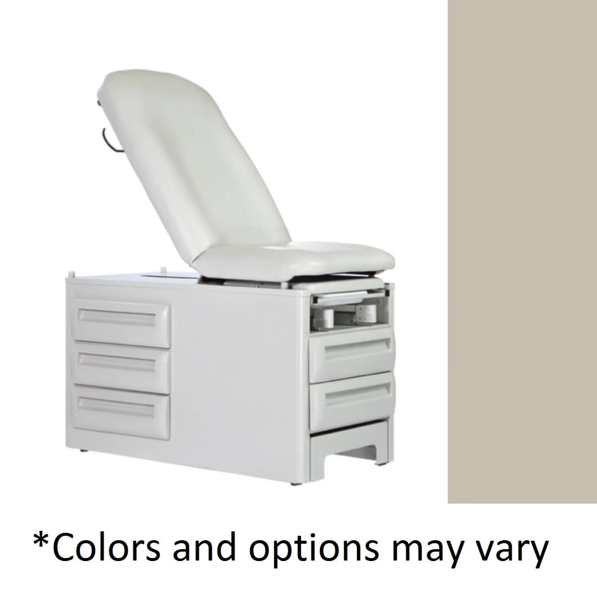 UMF Medical Signature Series Exam Table, Sand Gray, 500 lb Capacity - Table Exam Signature Series - Image 1