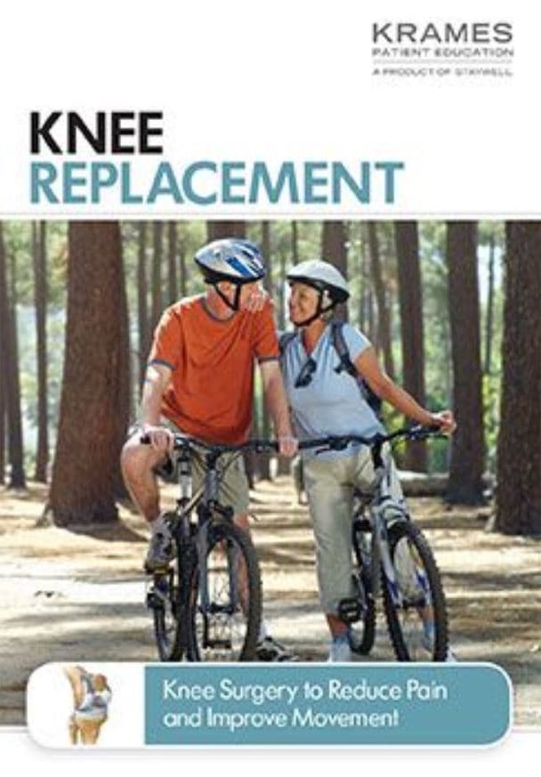 Krames Communications Knee Replacement Educational Pamphlet, 16 Pages, Each - Pamphlet Knee Replacement - Image 1
