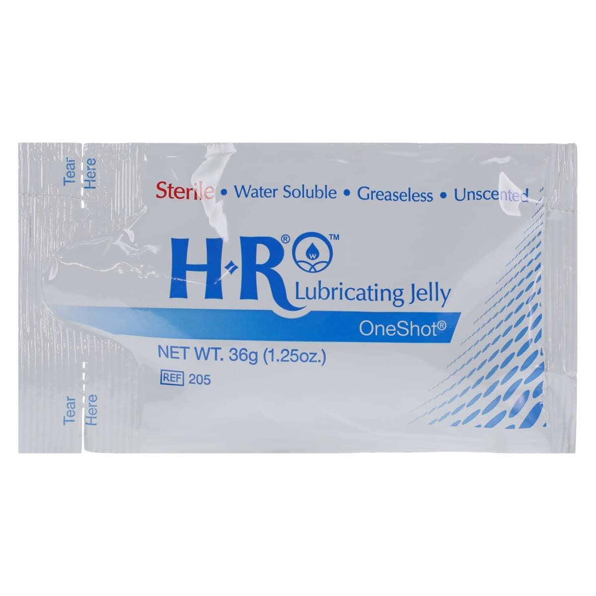 HR Healthcare One Shot Lubricating Jelly, 1.25 oz Packet, 48/Box thumbnail 2