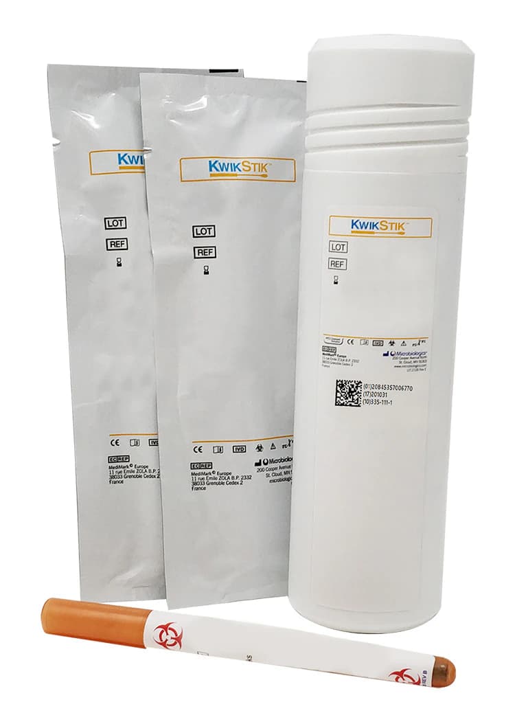 Microbiologics KWIK-STIK E. coli Lyophilized Microorganism Control, 2/Package - Kwik Stik E. Coli Lyophilized - Image 1