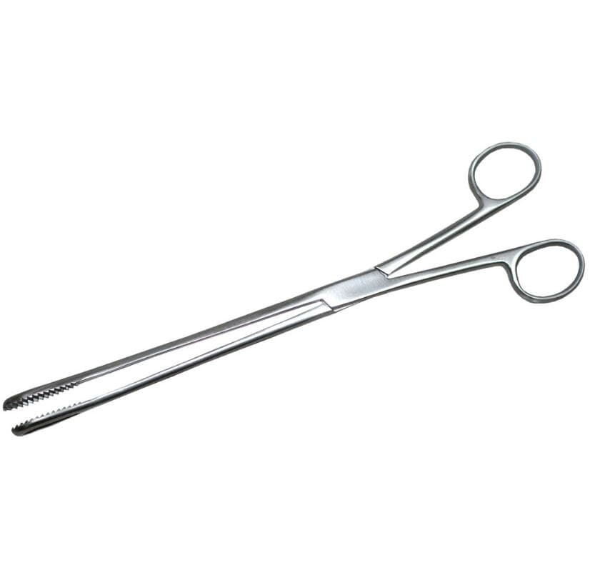Medgyn Boston Ovum Forceps, 13-1/2" Stainless Steel, 27mm, Each - Forcep Ovum Boston 27mm - Image 1