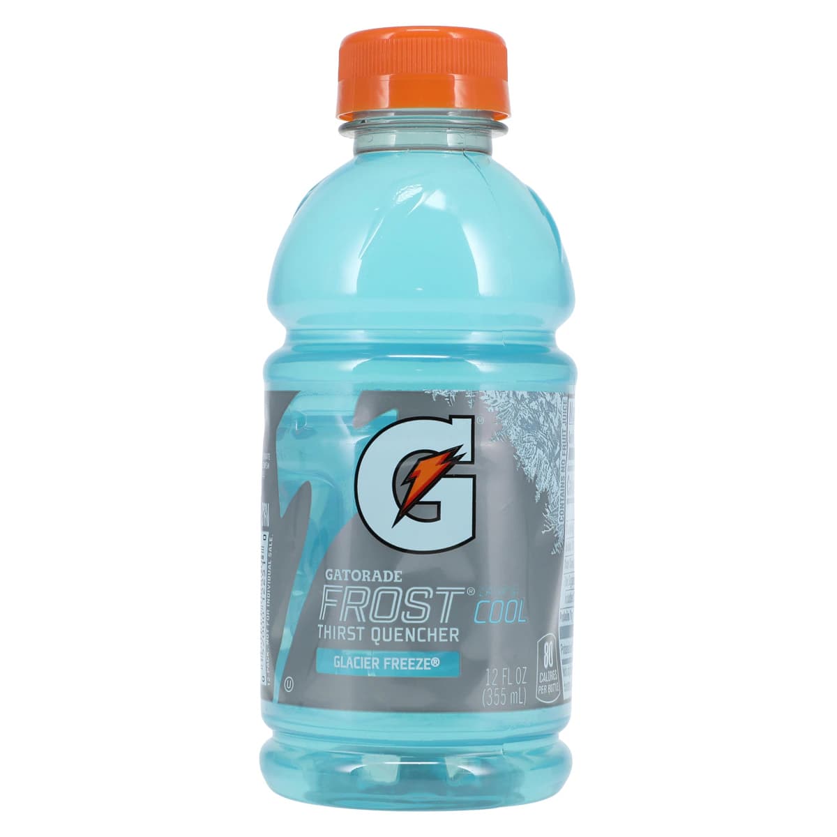 Gatorade Thirst Quencher Ready-to-Drink Beverage, Glacier Freeze, 12 oz Bottle, 24/Case - Gatorade RTD Beverage 12oz - Image 1