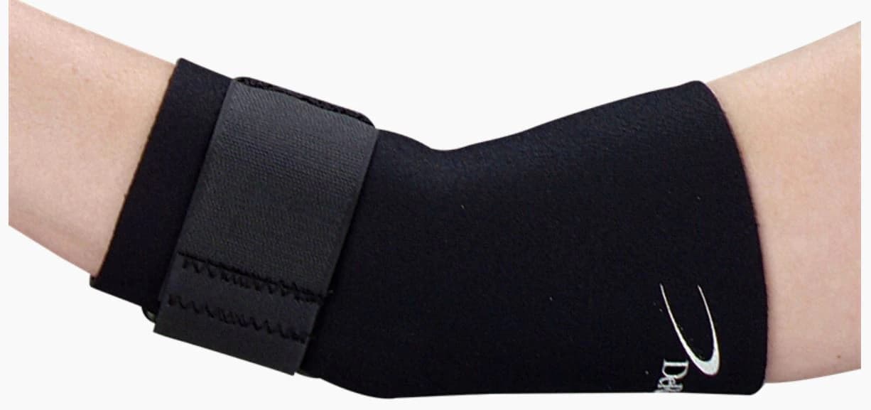 DeRoyal Tennis Elbow Support with Strap, Neoprene, Medium (10-11") - Support Tennis Elbow w/ Strap - Image 1