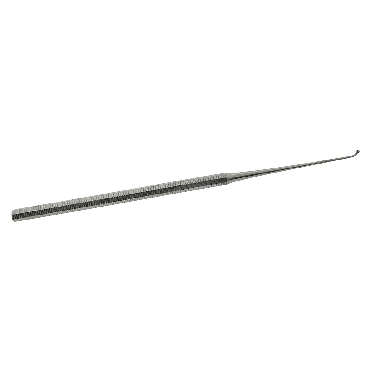 Buck Ear Curette, Angled Sharp, Stainless Steel, Each - BUCK Curette Ear Angled Sharp - Image 1
