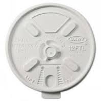 Dart Lift/Lock Lid for 12 oz Cups, 1000/Case - Lid Lift/ Lock f/12oz Cups - Image 1