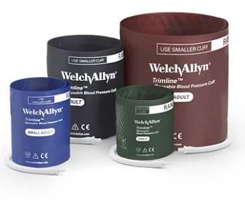 Welch Trimline Omni-Kuff Blood Pressure Cuff, Size 12L, Burgundy, Latex-Free, Each - Cuff BP Trimline Long Adult - Image 1