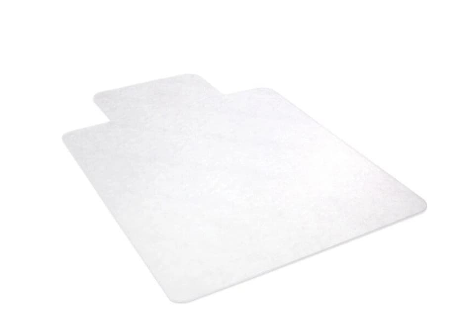 Realspace Chair Mat for Hard Surfaces, 45" x 53", Wide Lip, Clear - Mat Chair Realspace Clear Vnl - Image 1