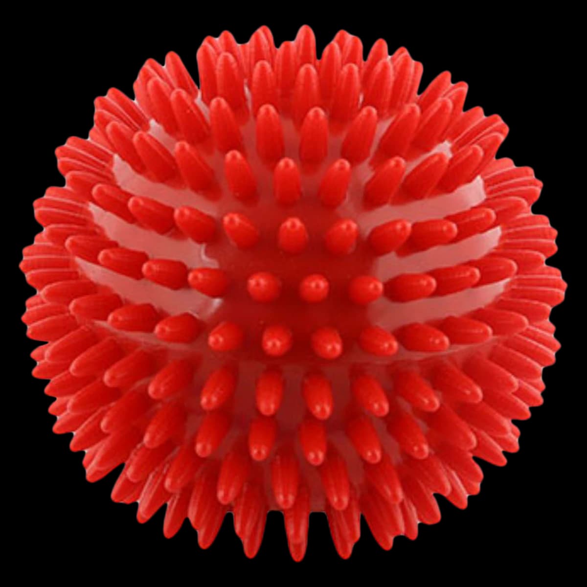 CanDo Massage Ball, 3.6" (9 cm) Red - Ball Massage 9cm Red - Image 1