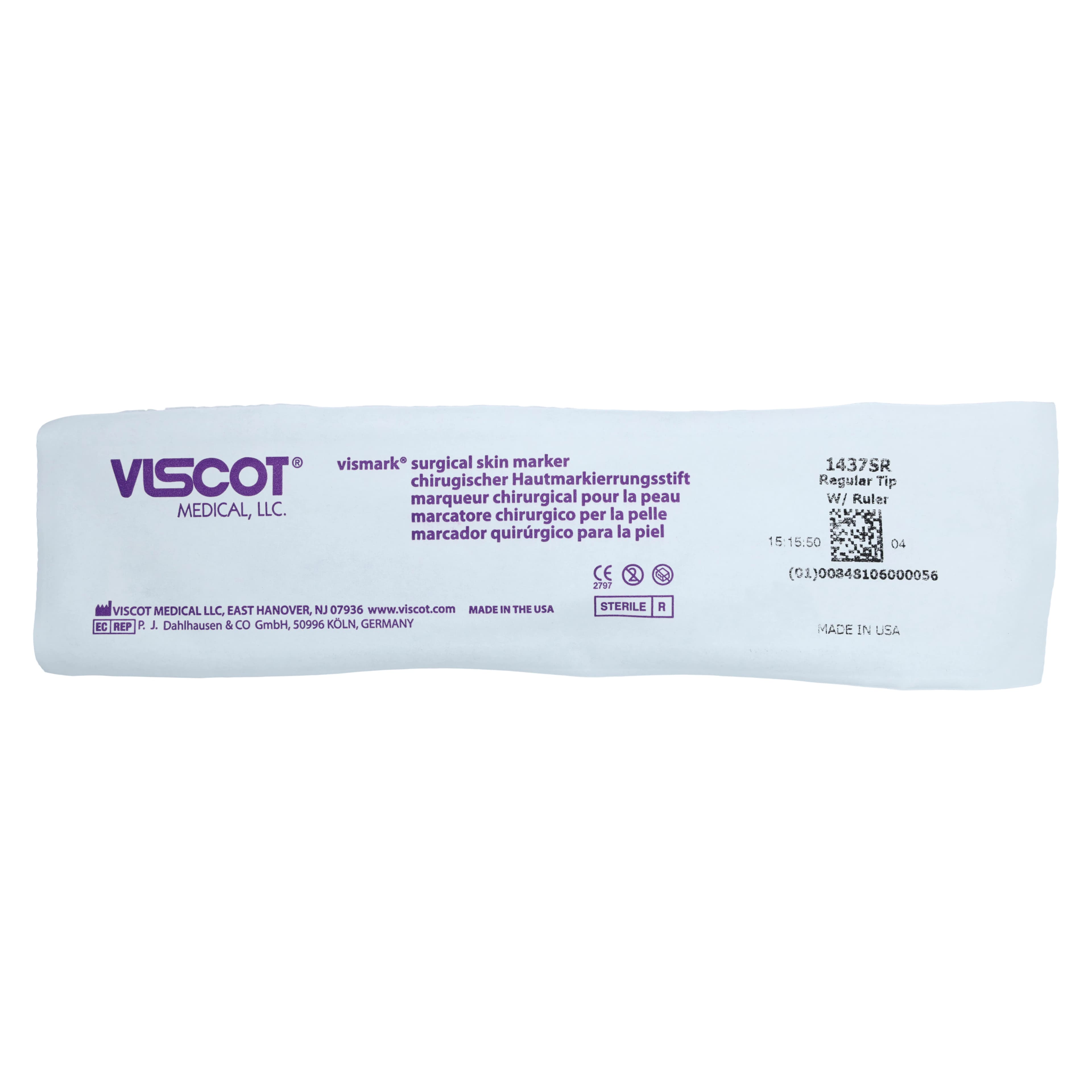 Viscot Medical Skin Marker, Fine/Regular Tip, Violet, Sterile thumbnail 2