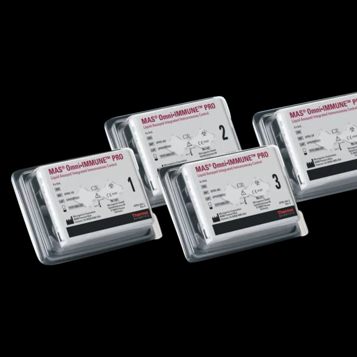 MAS Omni-IMMUNE PRO Immunoassay Level 2 Control, 6 x 5 mL - IMMUNE PRO Control Immunoassay - Image 1