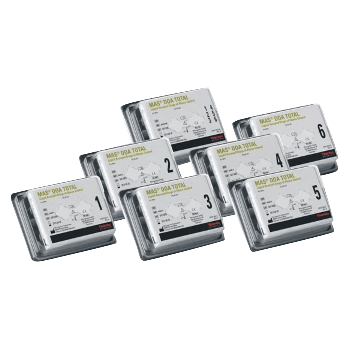 MAS DOA Total Level 4 Control, 6 x 18 mL, 6/Package - MAS Doa Control TOTAL - Image 1