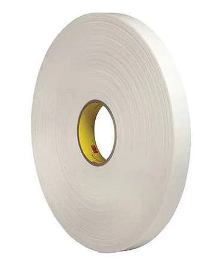 3M 4462 Double Sided Foam Tape, 1 in x 5 Yd, White, Each - Tape Foam Double Sided White - Image 1