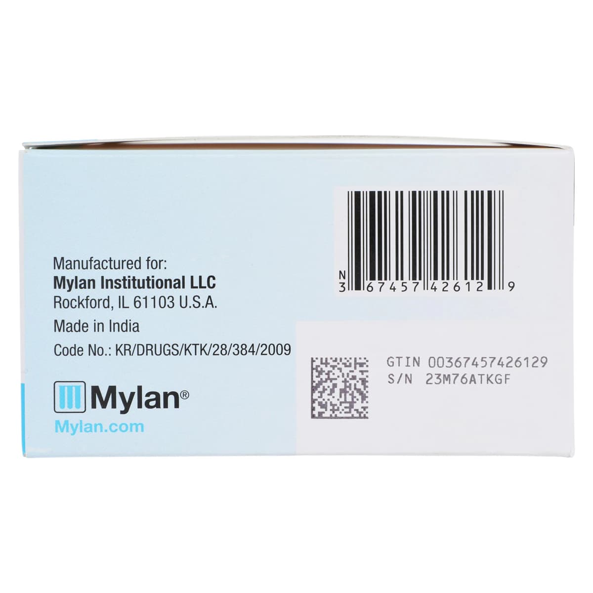 Haloperidol Lactate Injection, 5 mg/mL, 1 mL Single-Dose Vial, 25/Package, Mylan thumbnail 7