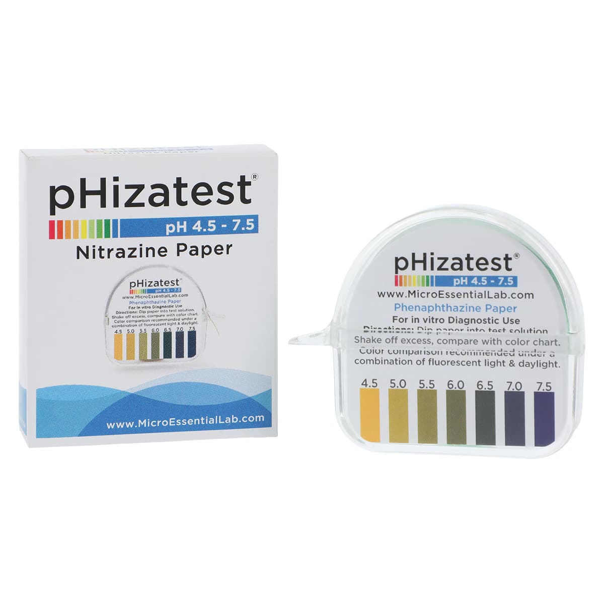 Phizatest Nitrazine Indicator Paper Roll, pH 4.5-7.5, 100 Tests, Each thumbnail 2