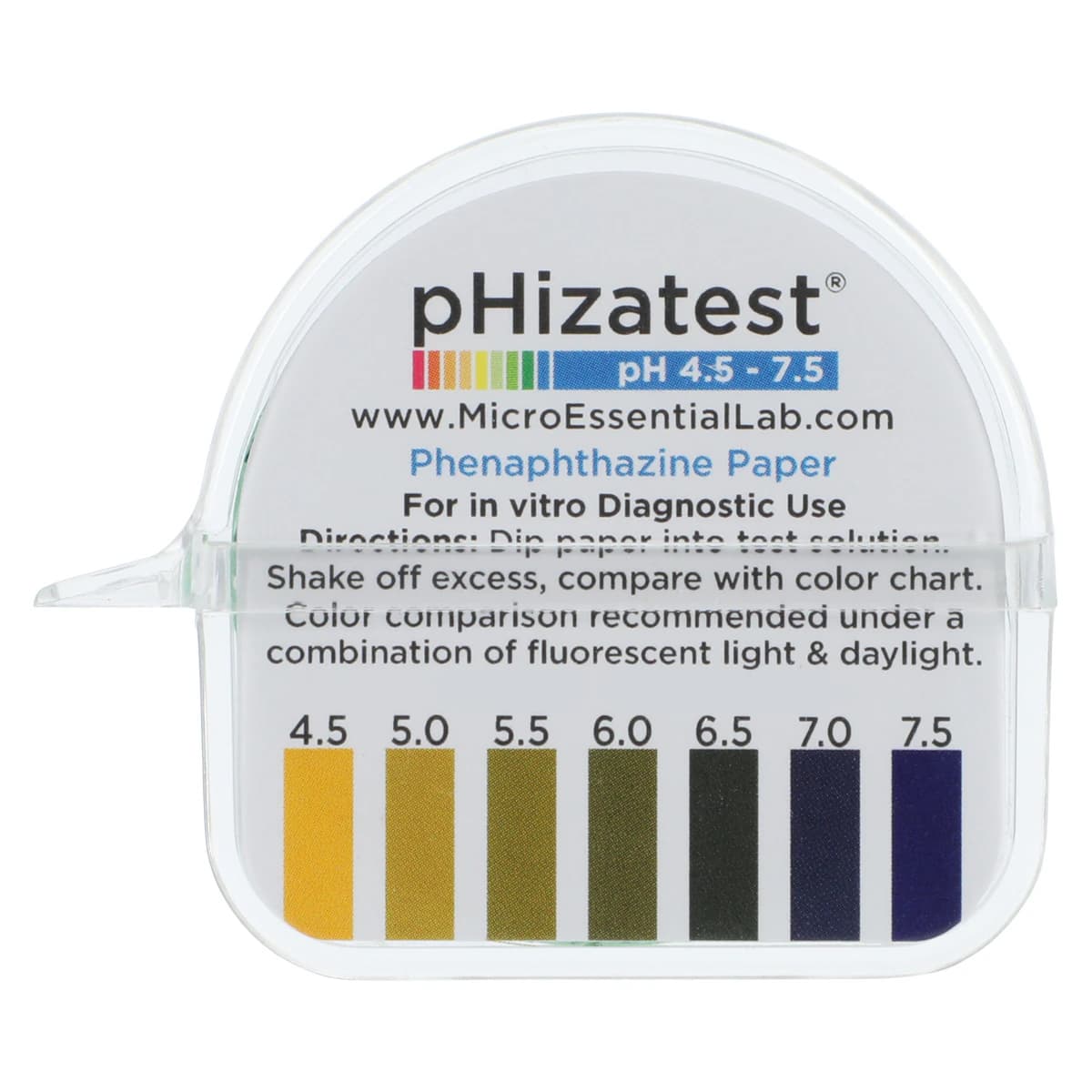 Phizatest Nitrazine Indicator Paper Roll, pH 4.5-7.5, 100 Tests, Each thumbnail 3