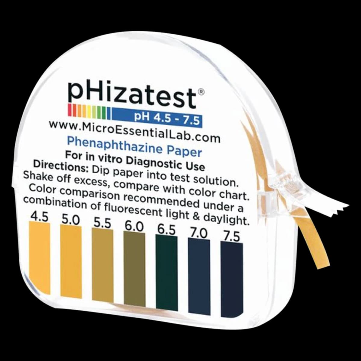 Phizatest Nitrazine Indicator Paper Roll, pH 4.5-7.5, 100 Tests, Each - Nitrazine Paper Phizatest - Image 1