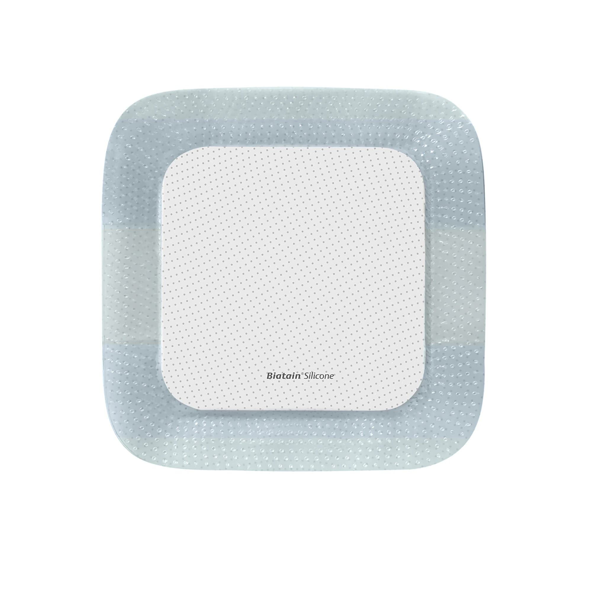 Coloplast Biatain Silicone Wound Dressing, Adhesive, Absorbent, 7" x 7" - Dressing Biatain Wound Sil - Image 1