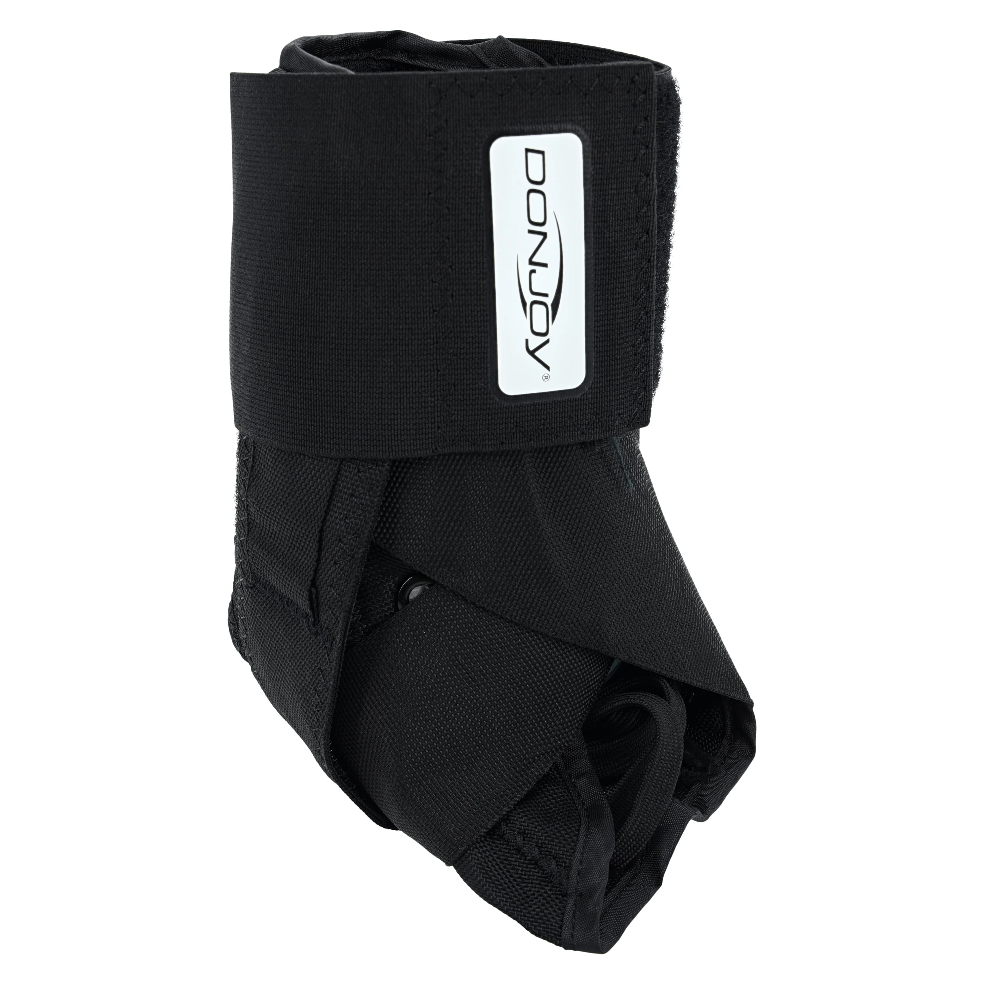 DJO Pro Ankle Stabilizing Brace, 800D Ballistic Nylon, Size Small (11-12"), Black thumbnail 2
