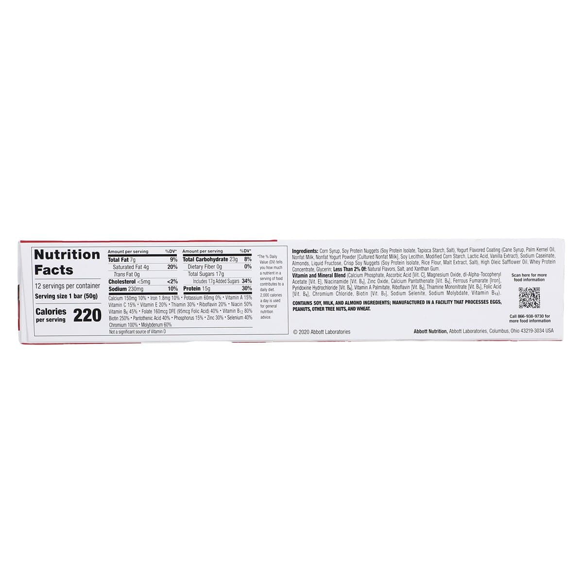 Zone Perfect Nutrition Bar, Cinnamon Roll, 12 Bars/Box thumbnail 3