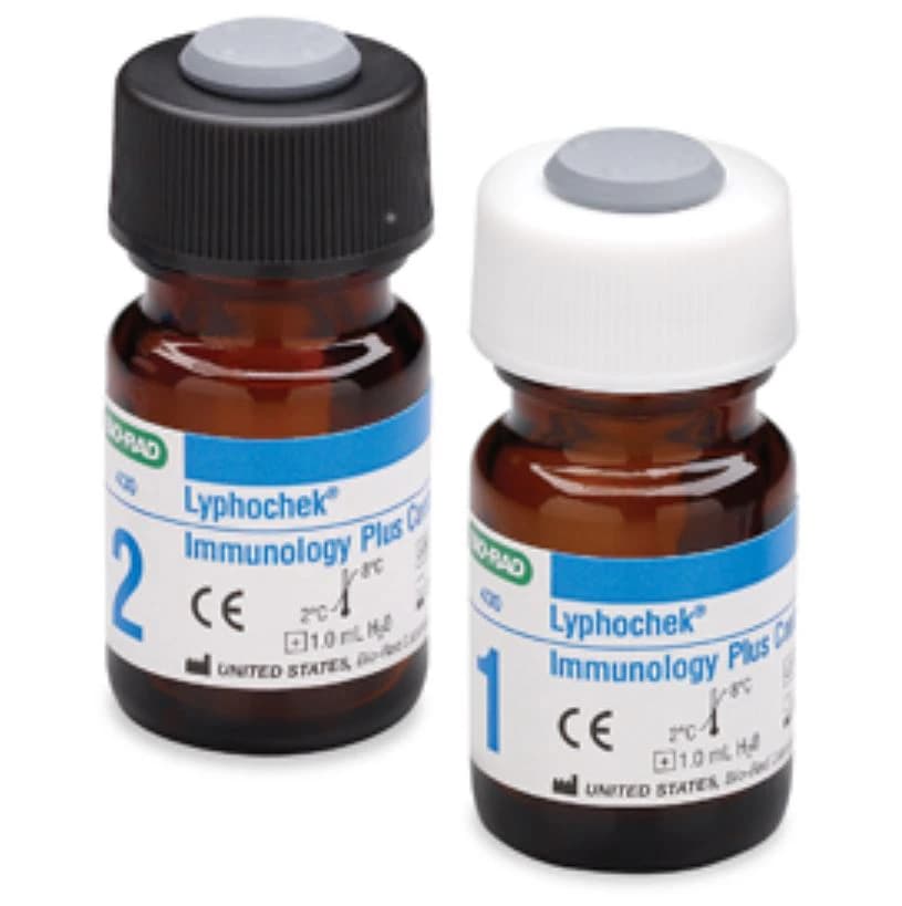 Bio-Rad Lyphochek Immunology Plus Bi-Level Control, Lyophilized, 12 x 1 mL, 12/Box - Lyphochek Immun Control Plus - Image 1