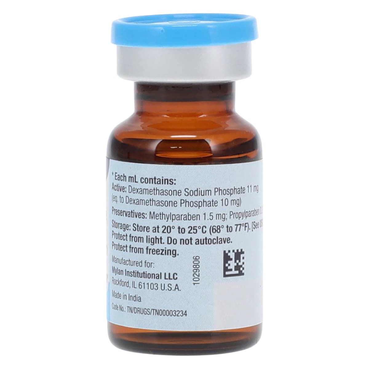 Dexamethasone Sodium Phosphate Injection 10mg/mL, MDV, 10mL Vial, 10/Package thumbnail 4