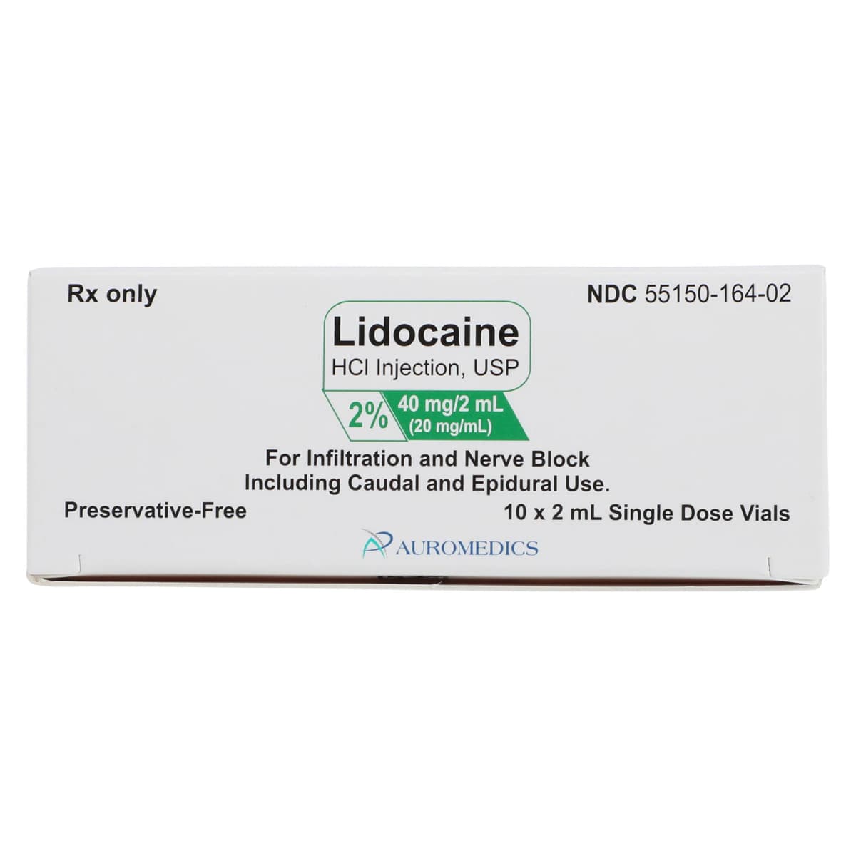 Lidocaine HCl Injection 2%, Preservative Free, Single Dose Vial (SDV), 2mL, 10/Package thumbnail 8