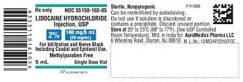 Lidocaine HCl Injection 2% Preservative-Free SDV 5mL, 10/Package thumbnail 2