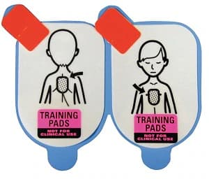Defibtech Lifeline AED Pediatric Training Pads, 5/Package - Pads Training f/Lifeline AED - Image 1