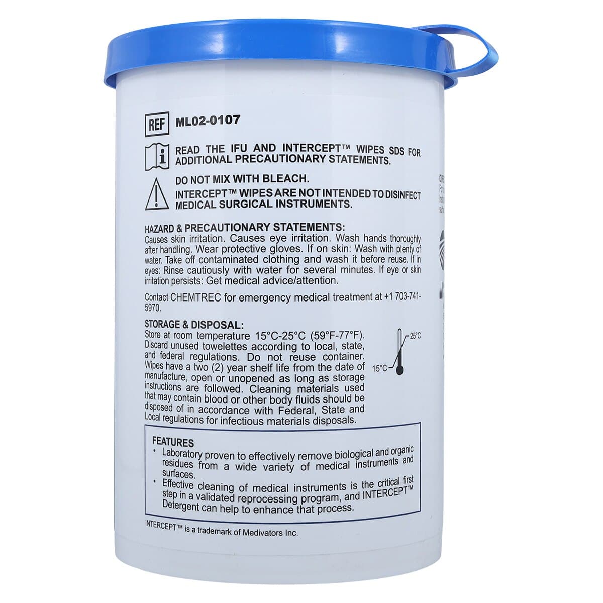 Medivators Intercept Endoscope Wipes, 400/Case thumbnail 3
