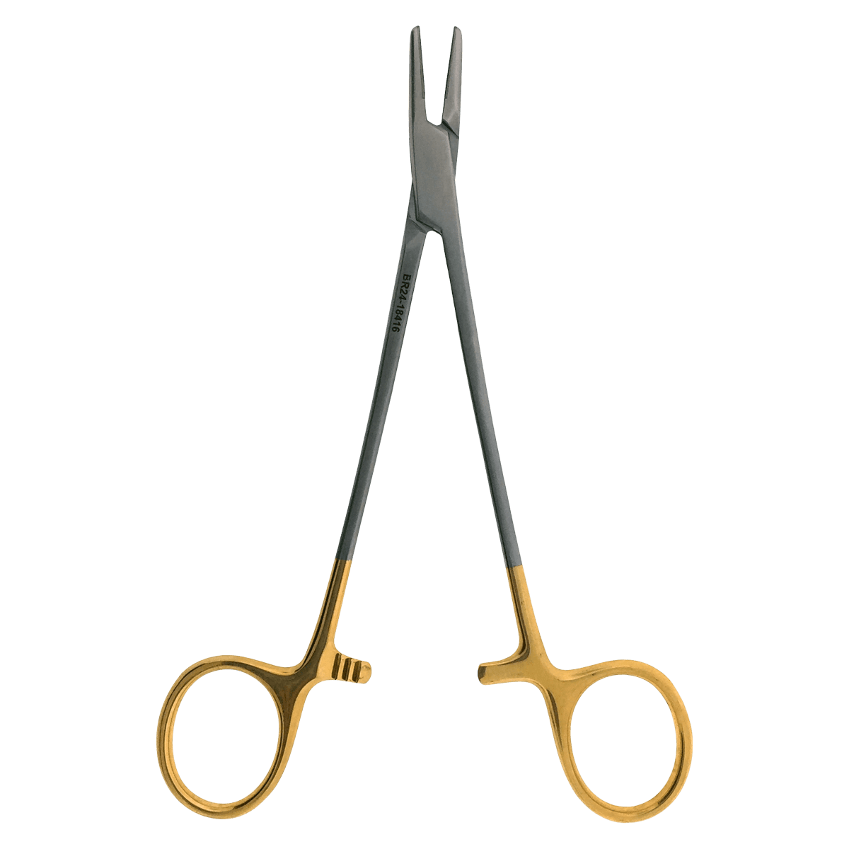 Mayo-Hegar Needle Holder, Serrated Jaw, 6", Tungsten Carbide Inserts, BR Surgical - Needle Holder Mayo Hegar TC - Image 1