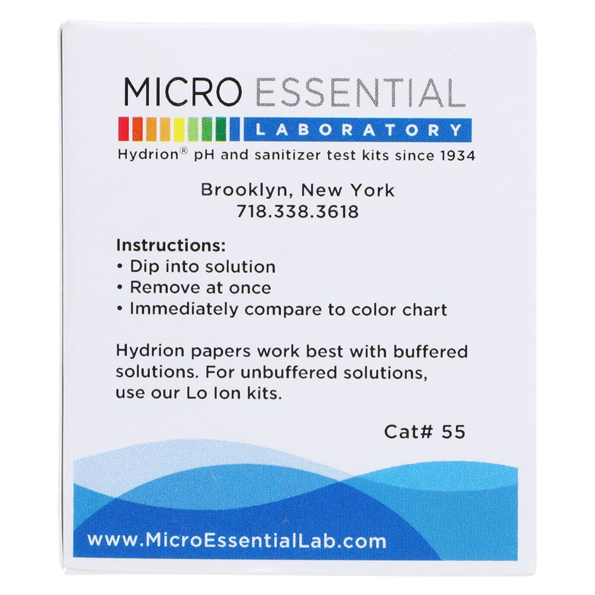 Hydrion pH Test Paper Roll, 4.0-9.0 Range with Color Chart, Single Roll thumbnail 5