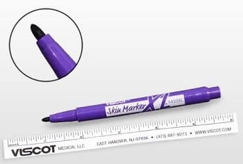 Viscot Medical XL Skin Prep Resistant Marker, Fine Tip, Purple, Non-Sterile - XL Marker Skin Prep Resistant - Image 1