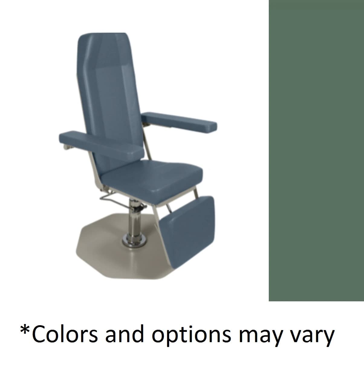 UMF Medical Sage Manual Phlebotomy Chair, 250 lb Capacity - Chair Phlebotomy Manual - Image 1