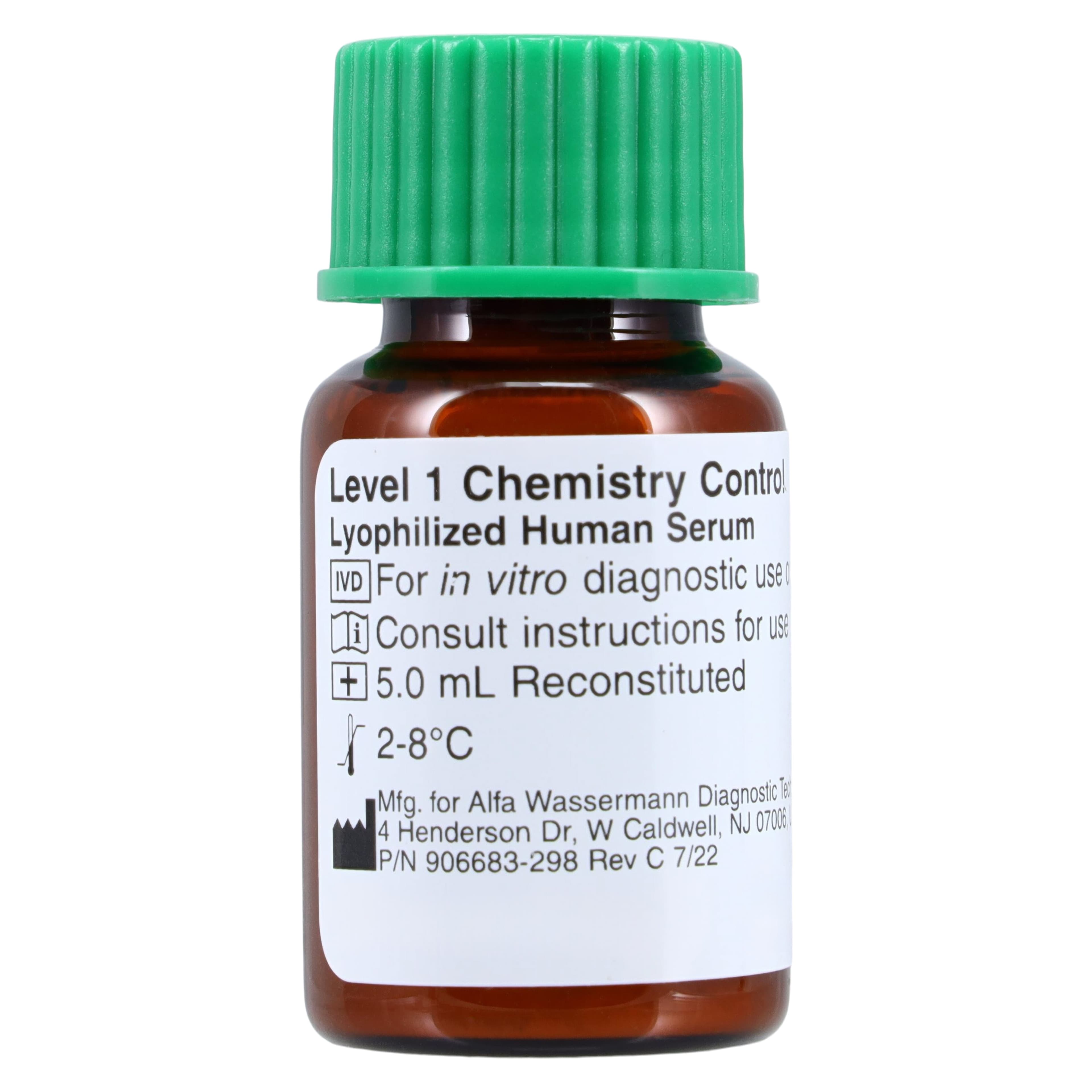 ACE Multi-Analyte Level 1 Chemistry Control, Normal Control, 5x5mL, Box thumbnail 3