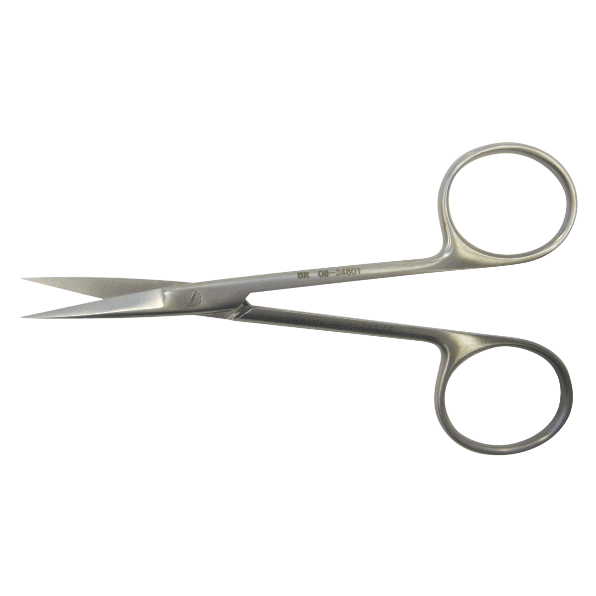 Knapp Iris Scissors, Straight, 4" Stainless Steel, Non-Sterile, Reusable, Each - Scissor Knapp Iris S/S Strt - Image 1